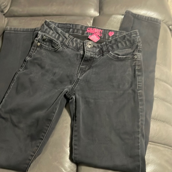 Little girls black jean! Good shape! - Picture 1 of 1